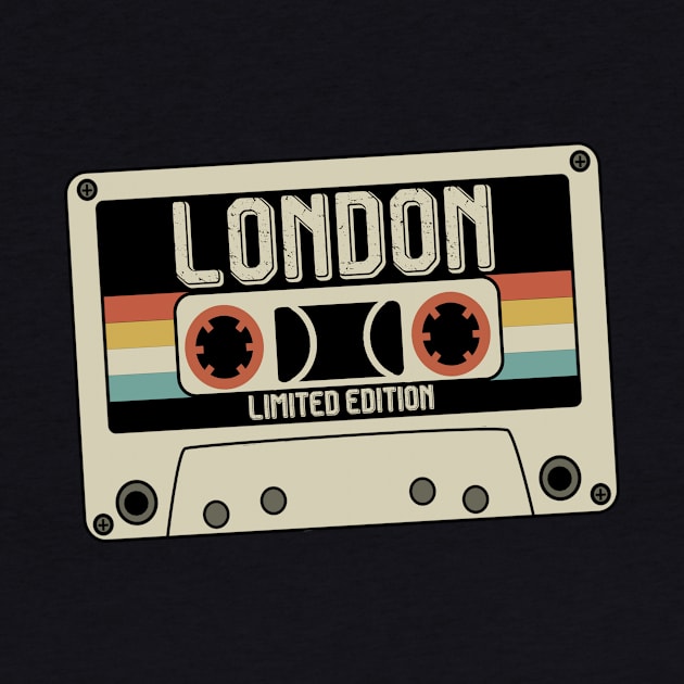 London - Limited Edition - Vintage Style by Debbie Art